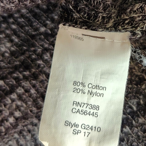 Madewell 'Fieldwalk Cardigan' Button Sweater Heather Marl Gray, Women's Size L - Picture 7 of 9